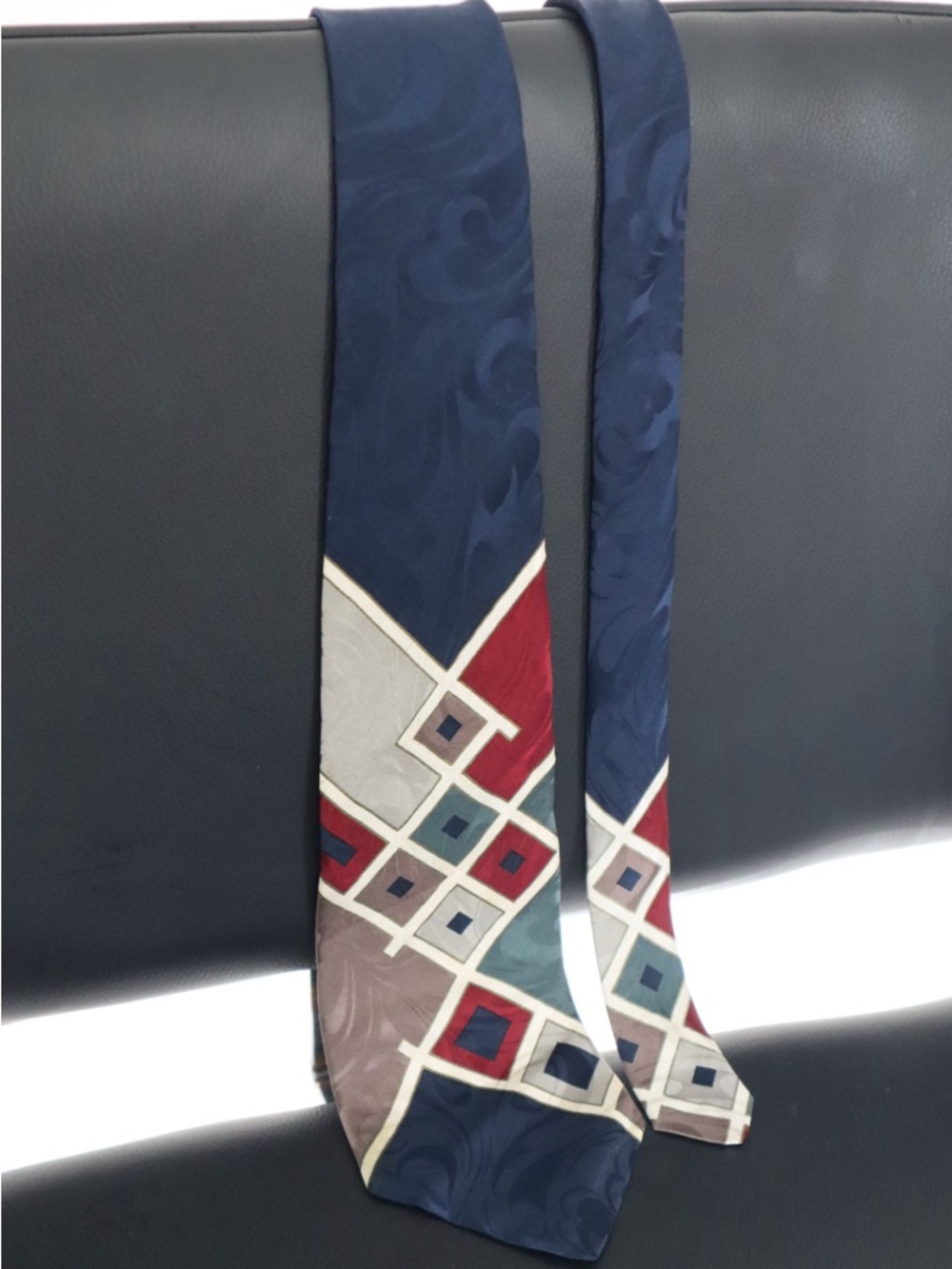 Givenchy Chevron Silk Tie